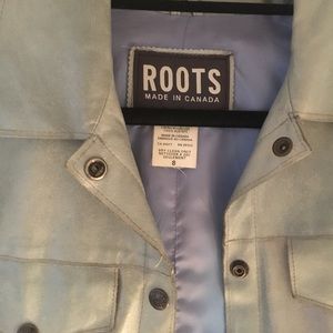 ROOTS genuine leather vintage leather jacket
